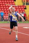 Matthew Allison (Leeds) winner of the javelin at the Gateshead Tartan Games Open.